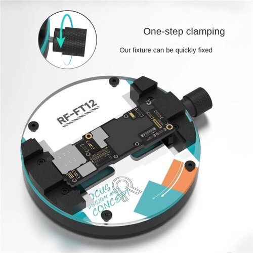 RF-FT12 Rotatable Motherboard Clamp PCB Clamp Compatible with All Model Phone Motherboard CPU Desoldering Tool 2