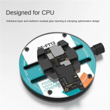 RF-FT12 Rotatable Motherboard Clamp PCB Clamp Compatible with All Model Phone Motherboard CPU Desoldering Tool