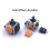 10PCS Hall Electromagnetic Joysticks Replacement Module for  360 Controller Gamepad Repair Parts Accessories 2