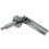 P15F Sturdy Barn Door Handle with Chrome Plating -17.6mm Hole Spacing for Cabinets Hardware 1