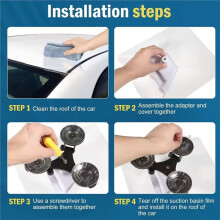 Satellite Suction Mount Car RV Roof Cup Bracket Heavy-Duty Suction Cup Mount Powerful Tripod Mounting for Starlink