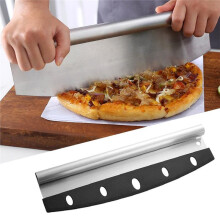 Pala de Pizza de Aluminio de 12" con Mango de Madera Plegable, Cortador de Rueda y Bolsa de Almacenamiento para Hornos Caseros