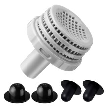 Pool Water Jet Connector Kit, Inlet & Outlet Strainers, Filter Hole Plugs for 25022E 1.25 Inch Above Ground Pools
