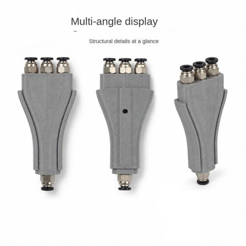 3-Way Multi-Color Filament Splitter Kit - 3D Printer Accessory for  X1/P1