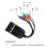 -Compatible to YPbPr Component Scaler Converter 5 RCA RGB -Compatible Input  Power Cable 3