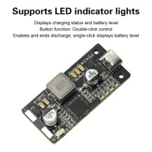 Módulo de Cargador y Descargador de Batería de Litio de 2 Piezas 2-6S PD 45W 2S 3S 4S 5S 6S Li-Ion/LiFePO4 Cargador TIPO-C USB