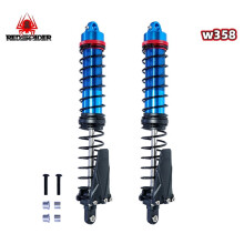 RED SPIDER 4Pcs 170mm Oil Filled Shock Absorbers for 1/8 HPI Savage XL RC for Truck Red