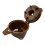 3PCS Brown Single Serve Ground Coffee Brew Basket Filter Compatible for  FlexBrew Coffee Maker 2