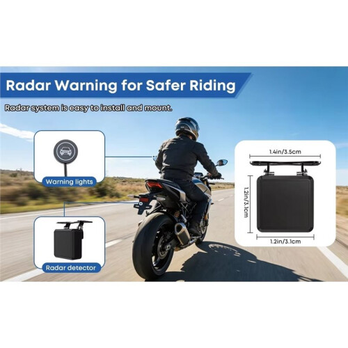 Motorcycle Blind Spot Detection 60Ghz BSD   Change Warning Max Detection Distance 50m Maximum Warning 30m 2