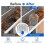 4 Pack Upgrade Gutter Downspout Guards, Heavy Duty Expandable Aluminum Gutter Filter, Leaf Gutter Downspout Screen 2