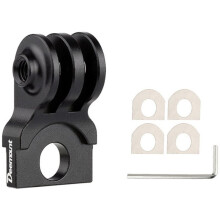 Deemount Support de Fixation Rapide pour Lampe, Support Léger pour Vélos Pliants pour , Adaptateur de Caméra pour Support de Prolongateur B