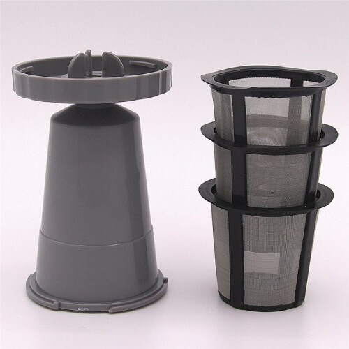 Filtro per Caffè Riutilizzabile Podoy 3 Pezzi Grigio Compatibile con per  K10 K15 K40 per Una Perfetta Infusione