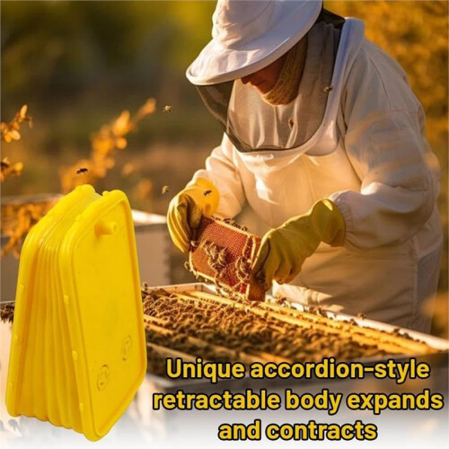 2PcsBee Beehive Fogging Machine Smoke Smoker Plastic Blast Board Beehive Honeycomb Frame Beekeeping Tool Accessories 1