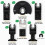 24Pcs Oscillating Saw Blades, Multitool Blades Kit for Metal Wood Plastics, Quick Release Multi Tool Blades for 2