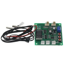 Regulator Prędkości Silnika Wentylatora 4 Przewody 2 Kanały PWM Regulator Temperatury Wentylatora Cyfrowy Termostat LED 12V 24V Radiator