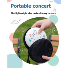 Steel Tongue Drum for Kids Calming Bedtime Musical Gift, 6 Inch 8 Notes Hand Drum Tongue with Mallets Carry Bag
