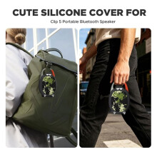 Silicone Protective Case Cover for Clip 5,Anti Scratch Schockproof Cartoon Case for Clip 5 Speaker