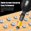 Allen Wrench Drill Bit Hex Driver Bits Set 100mm H2-H10mm with Magnetic Grip and Slip Design for Secure Screw Holding 4
