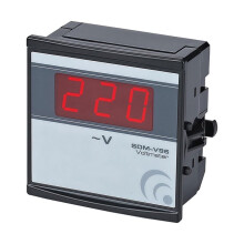 SDM-V96 Voltímetro Digital, Compacto y Delgado, Panel de Medición LED