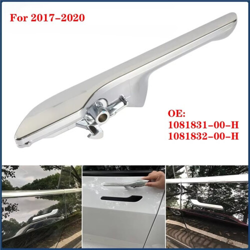 Left Exterior Outer Door Handle for 2017-2020  MODEL 3 Replace 1081831-00-H 1