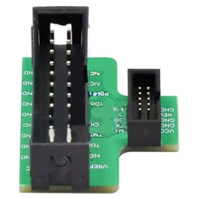 5 Pezzi Adattatore JTAG 1.27mm Standard 20-Pin 2.54mm A 10-Pin 1.27mm per JLINK / SWD