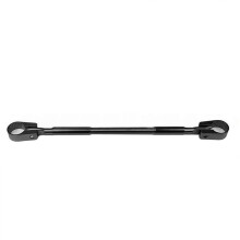 Barra de Apoio para Guidão de Motocicleta em Alumínio Liga 22mm Modificada para Reforço Do Suporte Do Guidão Barra de Equilíbrio Cruz Preta