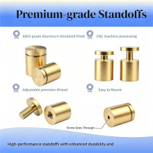12pcs of Bracket Screws,Wall Sign Mounting Hardware, Advertising Glass Bracket Nails,for Hanging Acrylic Photo Frames. A