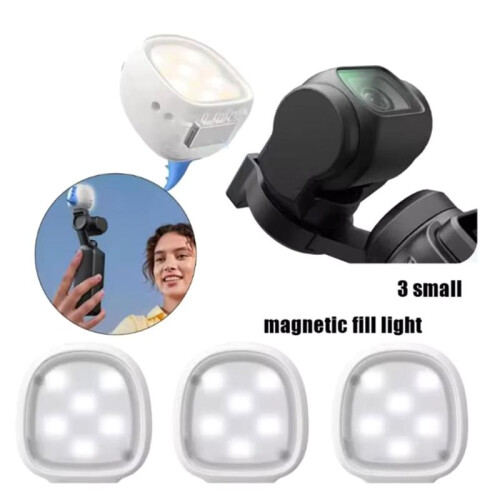 Magnetic Fill Light for  Osmo Pocket 3 Fast Snap- for  Style LED Video Light Pocket Camera Accessory