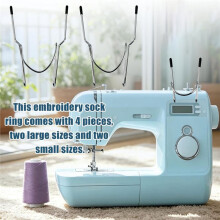 3 Socke Hoop Stickmaschine Hooping Hoop Hilfe / Ringe Geeignet für Stickmaschine 2xErwachsene und 1xKind
