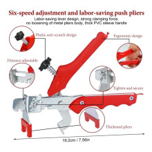 Tile Leveling System Kit with Plier, 300 Clips & 200 Reusable Wedges 1/8 Inch for Floor Wall Tiles