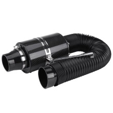 Zestaw Wlotu Powietrza 3 Cale / 76 mm, Prawdziwy Filtr Powietrza z Włókna Węglowego O Wysokim Przepływie, Zimny Wlot Powietrza, Filtr Grzybkowy