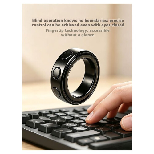 Like Page Turner, BT 6.0 Selfie  Remote Control, VR/AR Button Ring, 20mm Portable  Remote Clicker Ring 1