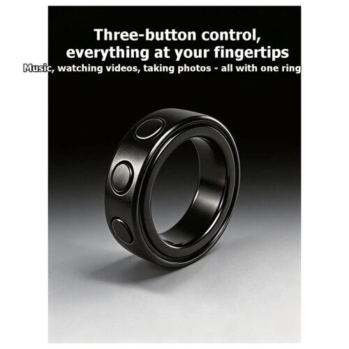 Like Page Turner, BT 6.0 Selfie  Remote Control, VR/AR Button Ring, 20mm Portable  Remote Clicker Ring 2