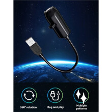 Luminária de Atmosfera Noturna LED Flexível com Projetor USB de Tarô Místico 6 em 1 para Quarto, Festa e Decoração de Parede