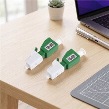 2Pcs LC/APC Fiber Attenuator LC/APC Optical Attenuator Flange Adapter FTTH Fiber Optic Attenuator Female to Male 18dB
