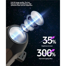Luz Noturna de Projeção USB Tema Subaquático Luz Decorativa Romântica para Parede e Teto Iluminação Ambiente para Festas e Feriados