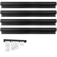 4Pcs Tab Grabber, Ticket Holder Receipt Holder for Restaurant Refrigerator 30CM No Drill, for Cafes,Bars, Restaurant