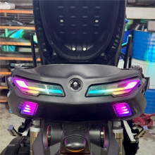 Luz Traseira LED RGB para NMAX125 NMAX155 2025 2026 Luz de Freio e Seta Colorida para Motocicleta Acessórios