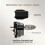Hotend Kit for Flashforge Creator 5/5 Pro,Quick Swap Integrated Metal Nozzle for Flashforge C5/5 Pro 3D Printer 0.25mm 8
