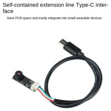 1MP 720P 1280x720 UVC Camera Module for ESP32-S3 Development Board, 65 Wide Angle Lens Plug and