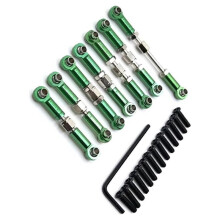 Rc Connecting Rod Tie Rod for 104072 1/10 Metal Upgrade Adjustable Pull Rod Steering Remote Car Parts Accessories B