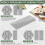 Diamond Whetstone Set, Sharpening Discs with Honeycomb Surface Plates, Coarse to Extra Fine 600/1000/1200 Grit 1