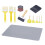 15 Pcs Decoupage Kit, Essential Decoupage Tools Sponge Bruch Silicone Mat Rubber Brayer Roller Plastic Scraper Fiber 5