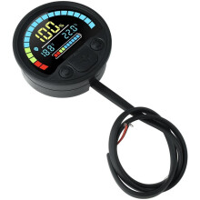 Indicateur de Capacité de Batterie 8V-30V Plomb Acide Lithium LiFePO4 Voltmètre pour Voiture et Moto Jauge de Tension 12V 24V Encapsulé