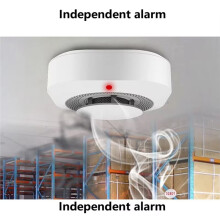 WiFi-Rökhemlarmssystem med Tuya SmartLife-Säkerhetslarm, Hemautomation, Fjärrstyrning, Fungerar med för Alexa