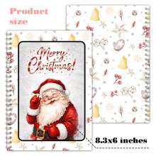 Libro de Tarjetas de Regalo del Viejo de Navidad, Regalos para Nietos Niños Mujeres Sorpresas en Cada Página Libro de Tarjetas de Regalo DIY