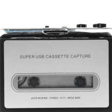Lecteur de Cassettes Portable USB C avec Enregistreur, Convertisseur de Cassette en MP3, Type C Vers USB, Capture Audio de Cassette, Lecteur de