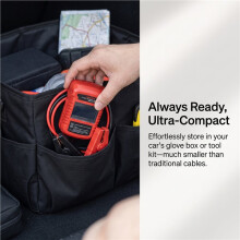 Jumper Cables Adapter Portable Battery Auto Booster Cables Car Igniter with Display for 18V Battery
