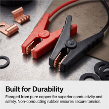 Adaptador de Cables de Arranque Portátil para Batería de Auto, Cables de Refuerzo para Encendedor de Auto con Pantalla para Batería para  de