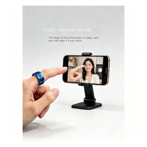 Wearable  Remote Control Wireless  Controller for Photo Taking Music  Pause Practical Button 1